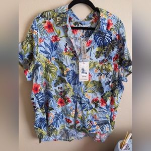 New Disney Tommy Bahama Linen Shirt XL